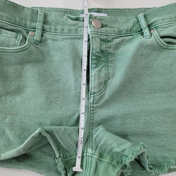 made and loved LOFT Green 5 Pocket Denim Shorts Size 29/8 - Picture 7 of 11